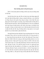 BÀI KIỂM TRA HTCTTG   anh (chị) hãy phân tích những ưu điểm, hạn chế của hệ thống chính trị việt nam