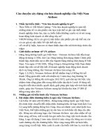 Câu chuyện xây dựng văn hóa doanh nghiệp của việt nam airlines