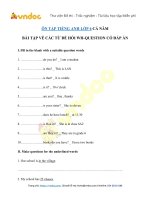 Bài tập về các từ để hỏi trong tiếng anh lớp 6   vndoc com