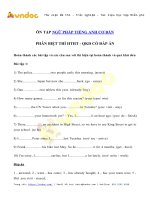 Bài tập phân biệt thì hiện tại hoàn thành và thì quá khứ đơn   vndoc com