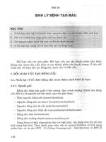 Sinh lý bệnh và miễn dịch (Phần Sinh lý bệnh học): Phần 2