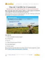 Tiếng anh 7 cánh diều unit 4 communication vndoc com