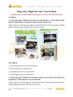 Tiếng anh 7 right on unit 3 arts  music vndoc com