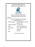 Tiểu luận môn phầm mềm mã nguồn mở xây dựng website bán mỹ phẩm johnwick beauty