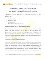 Bài thuyết trình về ô nhiễm môi trường bằng tiếng anh   vndoc com