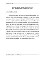 Tiểu luận Triết học định hướng cho doanh nghiệp việt nam trước thời kì đỏi mới