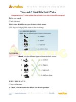 Tiếng anh 7 cánh diều unit 3 video vndoc com