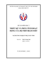 Thiết kế bộ nhớ SRAM trên Cadence Virtuoso