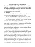 BÁO CHÍ ĐỀ CƯƠNG NGHIÊN CỨU TRUYỀN THÔNG