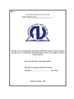 TIỂU LUẬN LUẬT PHÒNG CHỐNG THAM NHŨNG ĐỀ TÀI TƯ TƯỞNG HỒ CHÍ MINH VỀ PHÒNG, CHỐNG THAM NHŨNG. VẬN DỤNG TƯ TƯỞNG HỒ CHÍ MINH TRONG CÔNG TÁC PHÒNG, CHỐNG THAM NHŨNG