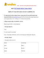 Động từ nguyên mẫu có to và không to   infinitive verb with and without to   vndoc com
