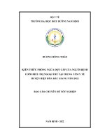 Kiến thức phòng ngừa đợt cấp của người bệnh COPD điều trị ngoại trú tại Trung tâm y tế huyện Hiệp Hòa – Bắc Giang năm 2022.pdf