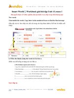 Smart world 7 workbook giải bài tập unit 4 lesson 1  vndoc com