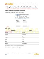 Tiếng anh 7 friends plus workbook unit 3 vocabulary vndoc com