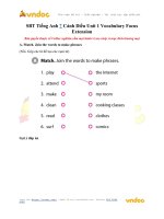 SBT tiếng anh 7 cánh diều unit 1 vocabulary focus extension  vndoc com