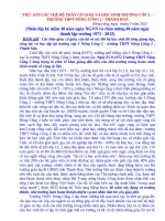 THƯ  GỬI CÁC THẾ HỆ THẦY CÔ GIÁO VÀ HỌC SINH TRƯỜNG CẤP 3- TRƯỜNG THPT NÔNG CỐNG 2- THANH HOÁ