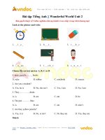 Bài tập tiếng anh 3 wonderful world unit 2 vndoc com