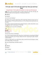 Viết một email về lời mời một người bạn tham gia một hoạt động vndoc com