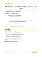 SBT tiếng anh 7 cánh diều unit 1 language focus: extra practice vndoc com