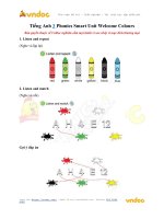 Tiếng anh 3 phonics smart unit welcome colours vndoc com