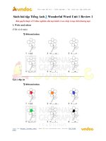 Sách bài tập tiếng anh 3 wonderful word unit 1 review 1 vndoc com