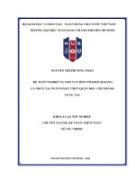 Kế toán nghiệp vụ cho vay đối với khách hàng cá nhân tại ngân hàng TMCP quân đội   chi nhánh vũng tàu