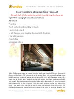 Đoạn văn miêu tả phòng ngủ bằng tiếng anh vndoc com