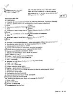 Tổng hợp đề ANH VĂN CHUYÊN NGHÀNH 3 K44,45,46,47 Y Cần Thơ CTUMP | Có đáp án