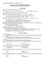 Trường THPT Hòa Đa / Tài liệu ôn tập Vật lý 12 – GV: Nguyễn Chánh Trung