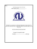 VẬN DỤNG TƯ TƯỞNG HỒ CHÍ MINH VỀ NHÀ NƯỚC CỦA NHÂN DÂN, DO NHÂN DÂN, VÌ NHÂN DÂN TRONG GIAI ĐOẠN HIỆN NAY Ở VIỆT NAM