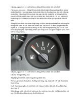 Cấu tạo, nguyên lý và cách kiểm tra đồng hồ báo nhiên liệu trên ô tô