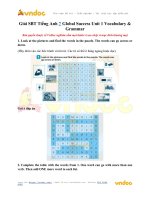 Giải SBT tiếng anh 7 global success unit 1 vocabulary  grammar vndoc com