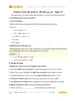 Used to và be get used to   ôn thi vào 10   ngày 13 vndoc com