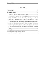 nhà nước pháp quyền” và “nhà nước pháp quyền xã hội chủ nghĩa Việt Nam