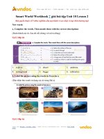 Smart world workbook 7 giải bài tập unit 10 lesson 2 vndoc com