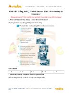 Giải SBT tiếng anh 7 global success unit 3 vocabulary  grammar vndoc com
