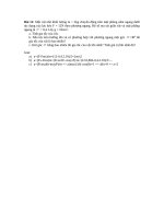 Bài 11: Một vật nhỏ khối lượng m = 2kg chuyển động trên mặt phẳng nằm ngang dưới tác dụng của lực kéo F = 12N theo phương ngang