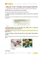Tiếng anh 7 unit 1 vocabulary and listening friends plus vndoc com