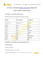 Từ vựng   ngữ pháp tiếng anh lớp 3 unit 2 whats your name?   vndoc com