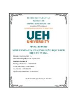 FINAL REPORT MINI CAMPAIGN của ứ NG DỤNG đọc SÁCHĐIỆN tử WAKA