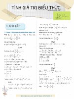 Tinh gia tri bieu thuc