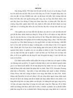 Luận án nghiên cứu phân lập và khảo sát hoạt tính kháng sinh, gây độc tế bào của các hợp chất thứ cấp từ ba chủng xạ khuẩn streptomyces g246, g261, g248 thu thập tại vùng biển miền trung