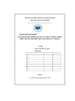 Tiêu luân nhóm ứng dụng hệ thống quản lý chất lượng theo tiêu chuẩn iso 9001 2015 tại công ty vissan