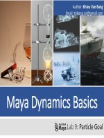 Maya Dynamics Basics Lab 9: Particle Goal
