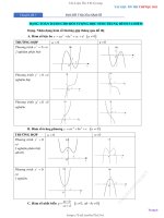 ĐỌC ĐỒ THỊ HÀM SỐ TL ÔN THI THPTQG