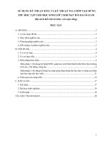 Lồng ghép các hoạt động trải nghiệm vào dạy học toán lớp 3 nhằm nâng cao hứng thú học tập về kiến thức thực tiễn cho học sinh cánh diều