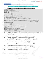 TIỆM CẬN ĐỒ THỊ HÀM SỐ TL ÔN THI THPTQG