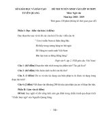 Phần 1: Đọc- Hiểu Văn Bản ( 4 Điểm) Cuộc Đời Chủ Tịch Hồ Chí Minh Là Nguồn Cảm Hứng Vô Tận Cho Sáng Tạo Nghệ Thuật