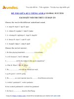 Đề thi tiếng anh lớp 6 giữa học kì 2 global success số 4   vndoc com