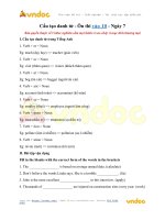 Cấu tạo danh từ   ôn thi vào 10   ngày 7 vndoc com